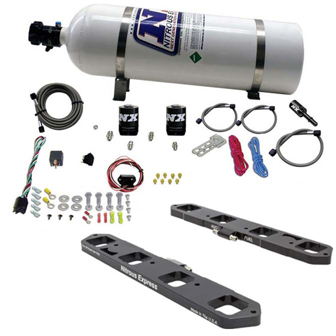 Direct Port Plate System w/15lb Bottle <br> Dodge Hemi 5.7L/6.1L/6.4L