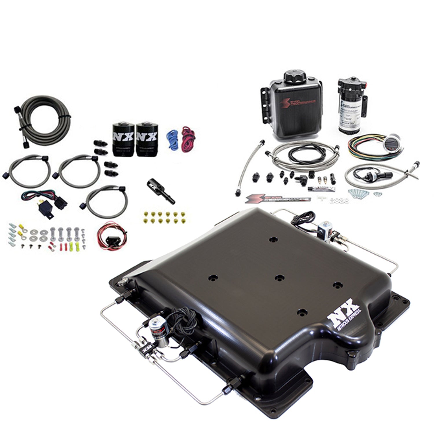 Hellcat Lid Nitrous Water Injection Kit <br> 15-20 Dodge Challenger Charger, Jeep Grand Cherokee