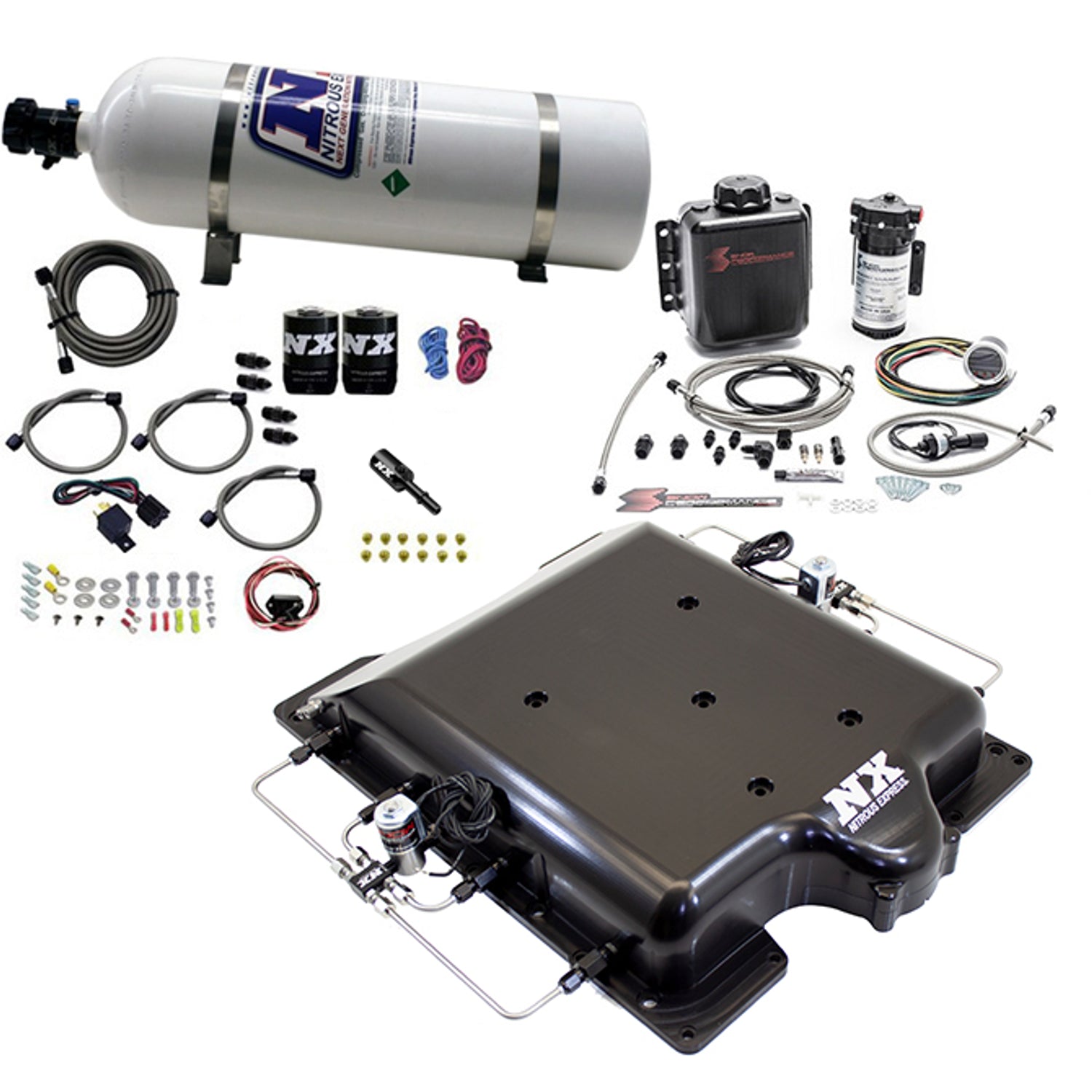 Hellcat Lid Nitrous Water Injection Kit <br> 15-20 Dodge Challenger Charger, Jeep Grand Cherokee