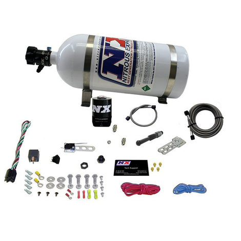 Dry EFI Single Nozzle Nitrous Kit <br> With 10lb Bottle
