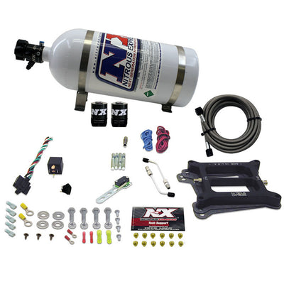 4150 4-BBL/Gasoline Nitrous Kit <br> With 10 lb Bottle