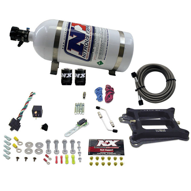 4150 4-BBL/Alcohol Nitrous Kit <br> 50-300HP w/10lb Bottle