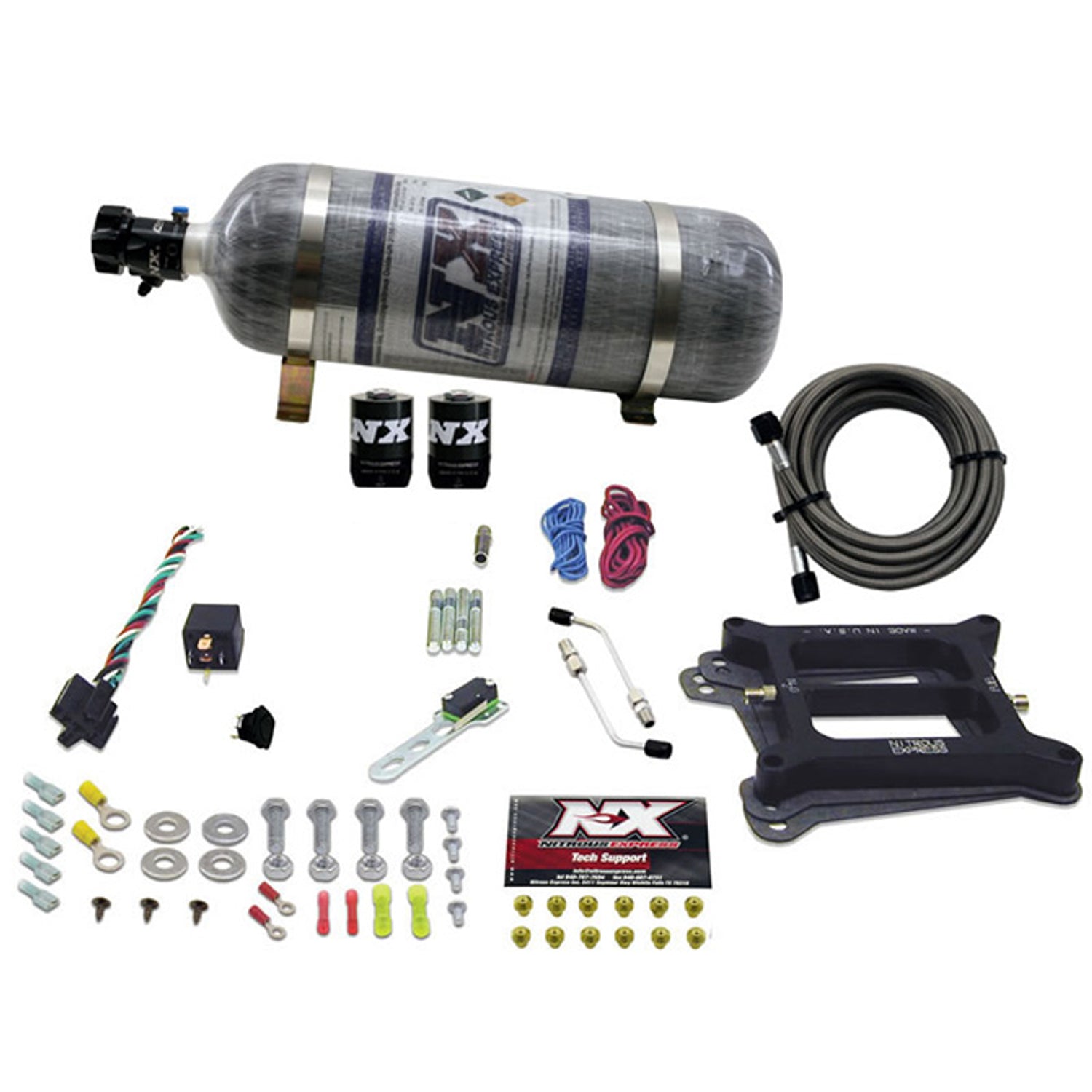 4150 Nitrous Kit w/Composite Bottle <br> 50-300HP Rated