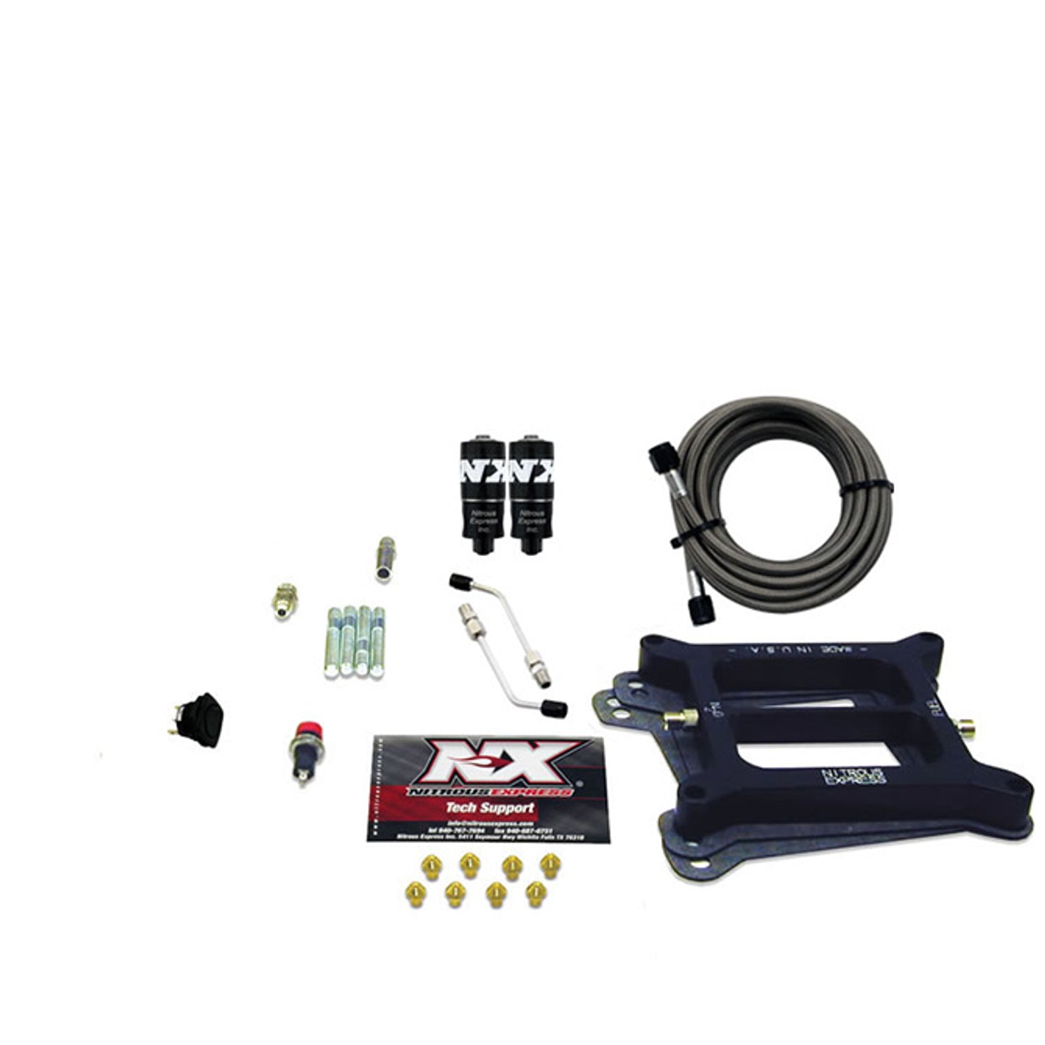 4150 Hitman 4-BBL Nitrous Kit <br> 100-200HP