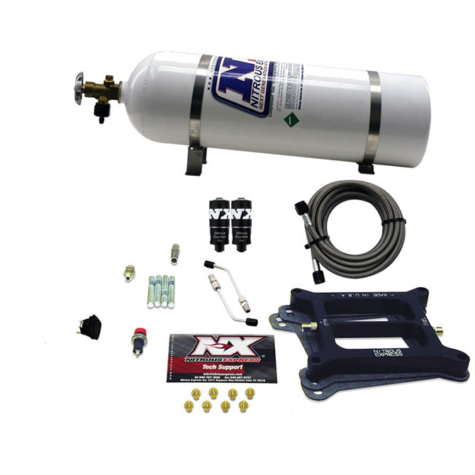 4150 Hitman 4-BBL Nitrous Kit <br> With 15 lb Bottle