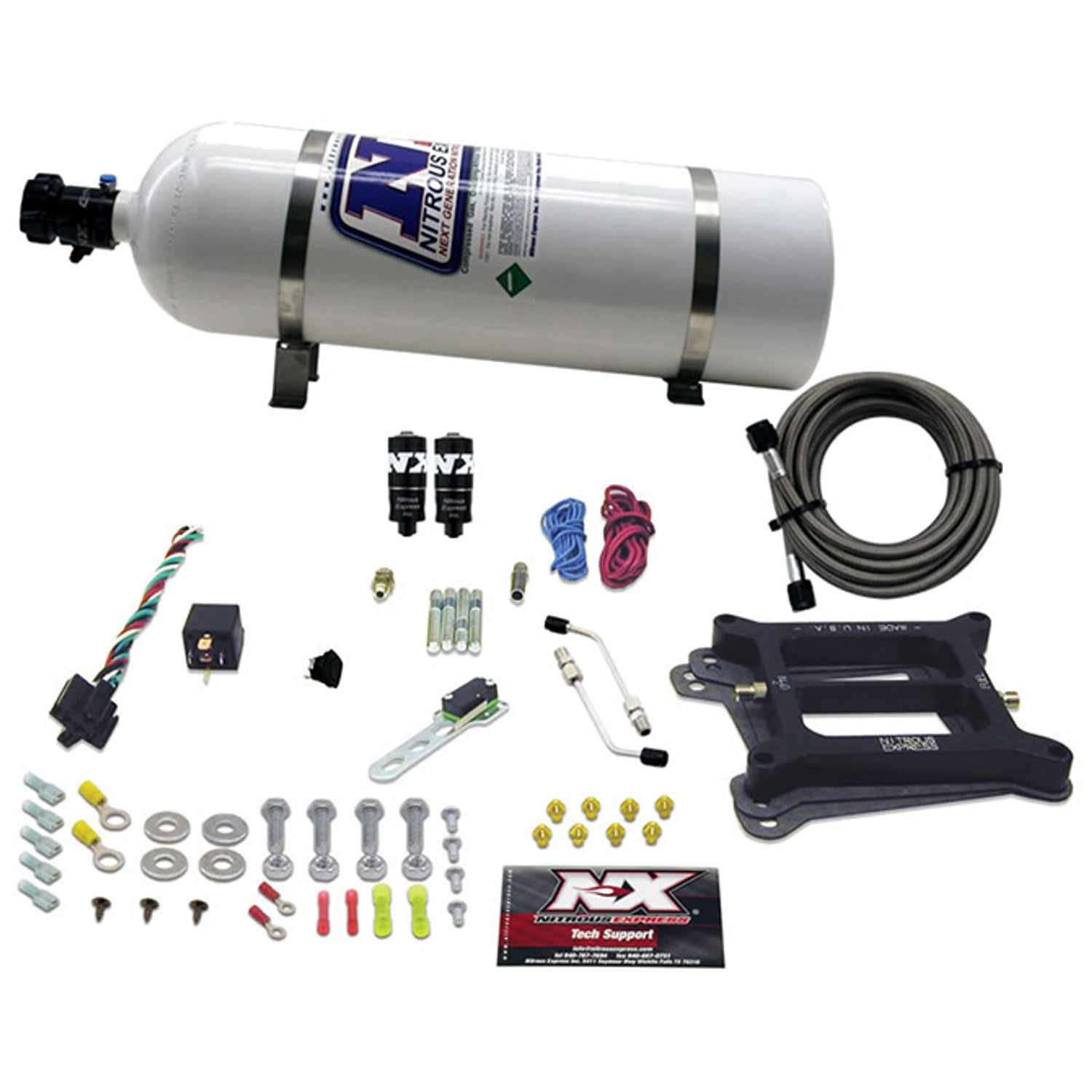 4150 Hitman Plus 4-BBL Nitrous Kit <br> With 15lb Bottle