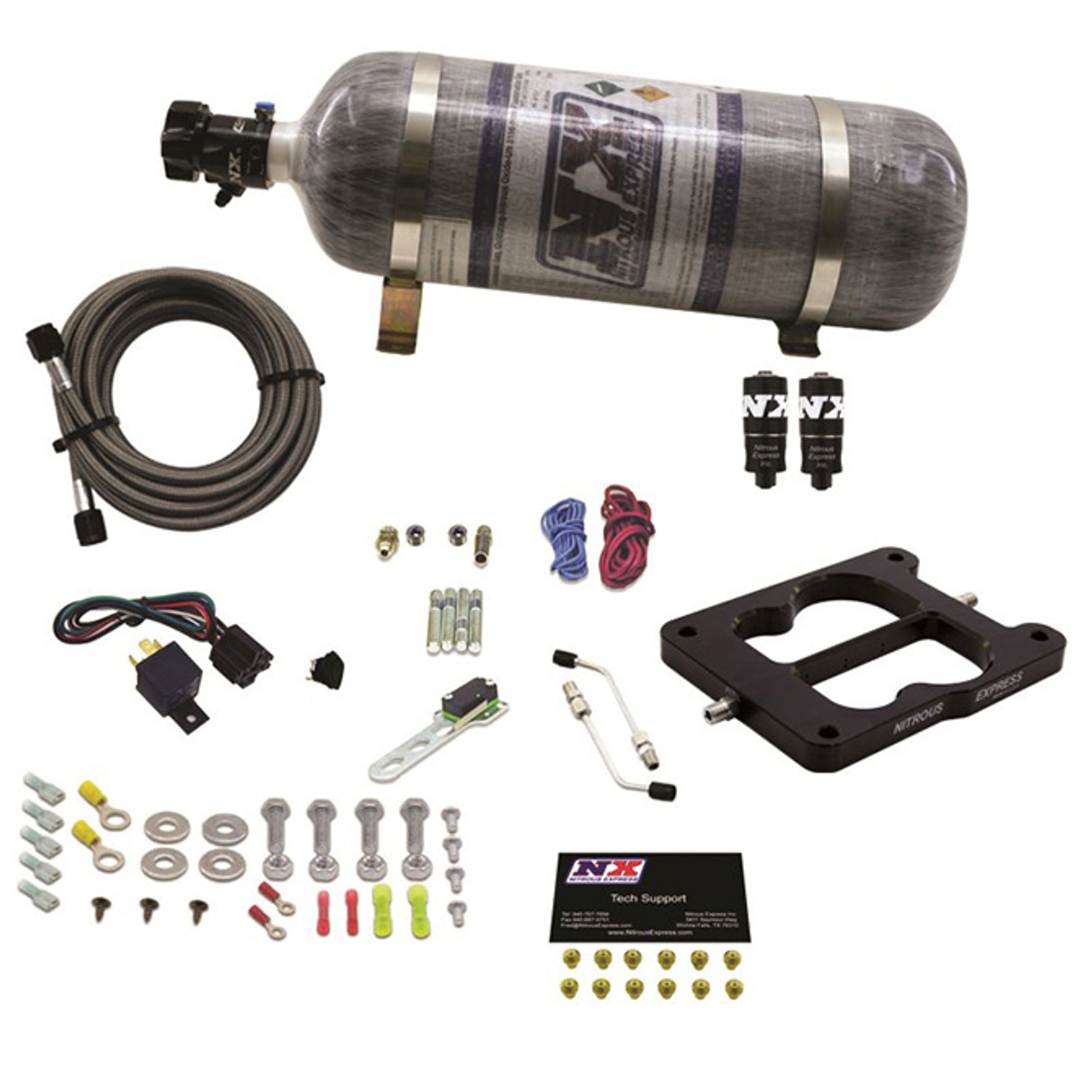 Q-Jet/Holley Spread Bore Hitman Plus Nitrous Kit <br> Universal Fit