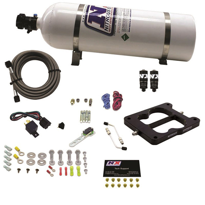 Q-Jet/ Spread Bore Hitman Nitrous Kit <br> 50-200HP w/15lb Bottle