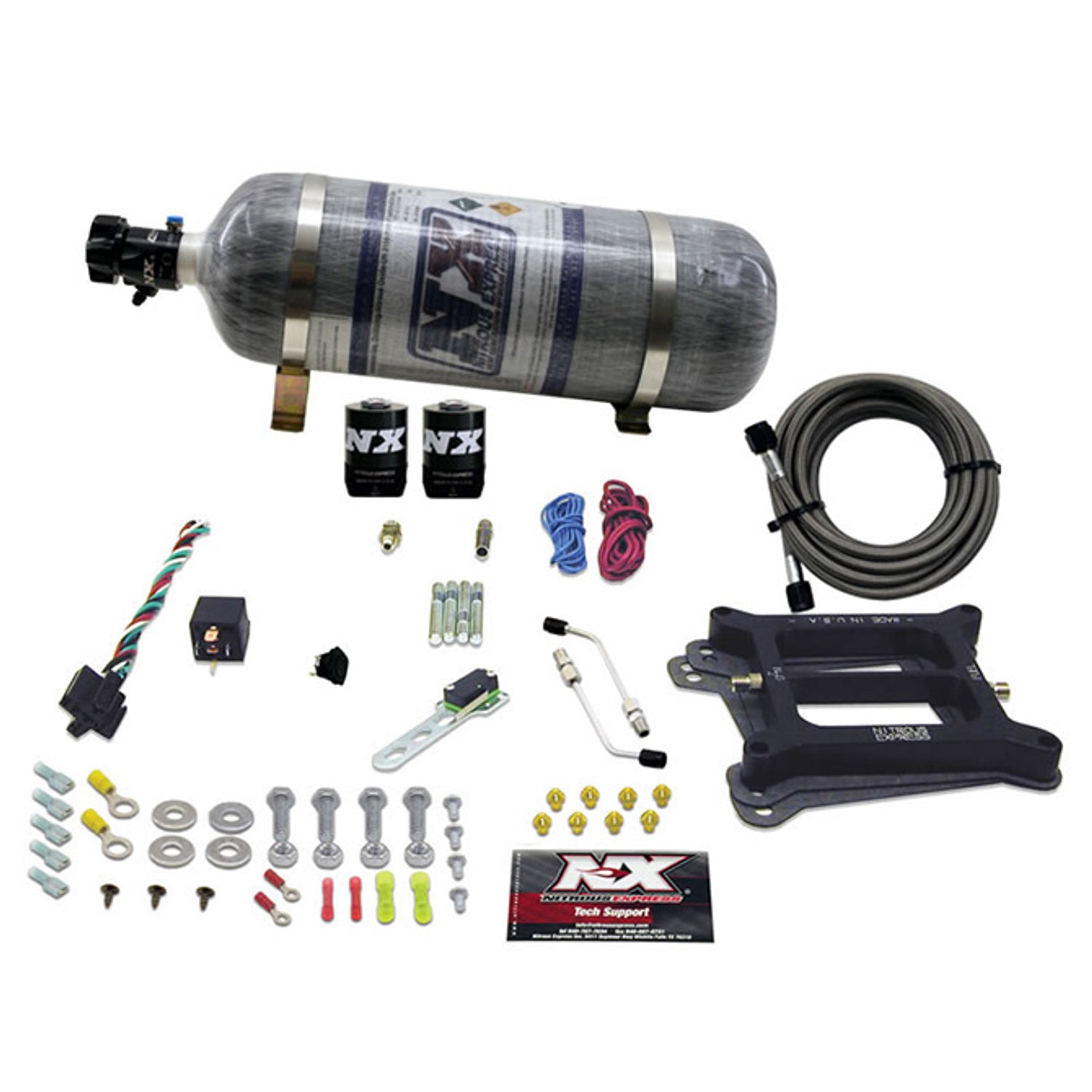 4150 Alcohol Nitrous Kit w/Composite Bottle <br> Universal Application