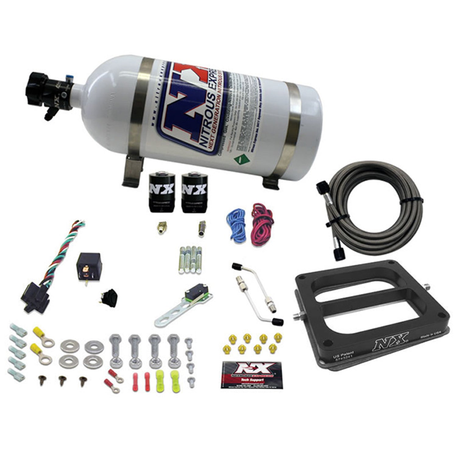 Dom/Alcohol Nitrous Kit <br> 100-500HP w/10lb Bottle