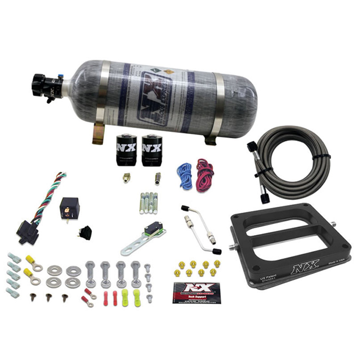 Dom/Alcohol Nitrous Kit w/Composite Bottle <br> 100-500HP Rated