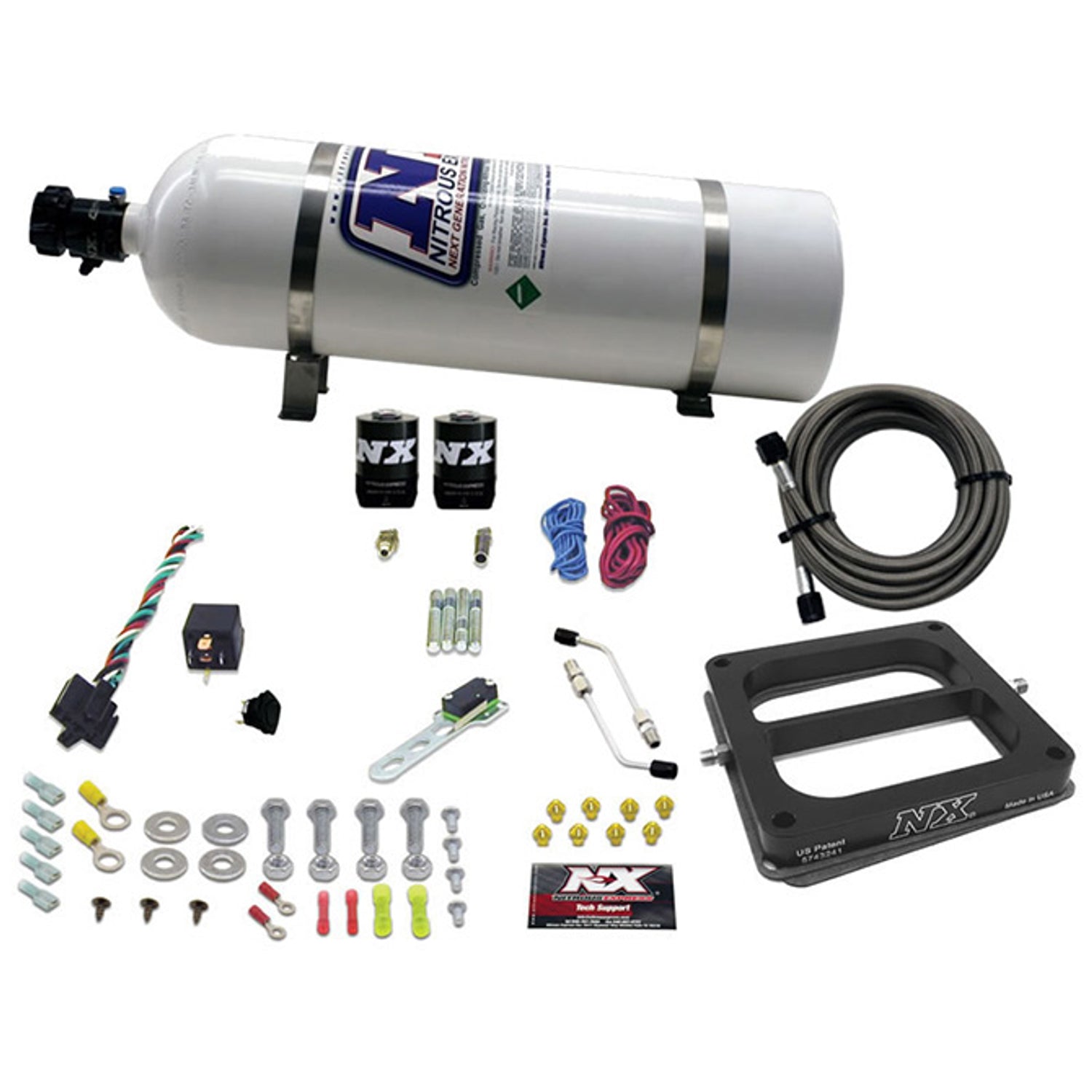 Dom/Alcohol Nitrous Kit <br> 100-500HP w/15lb Bottle