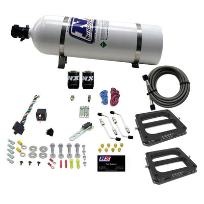 Dual Dom/Gas Nitrous Kit <br> 100-500HP w/15lb Bottle