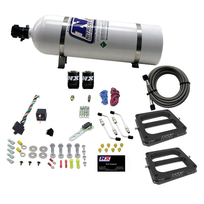 Dual Dom/Gas Nitrous Kit <br> 100-500HP w/15lb Bottle