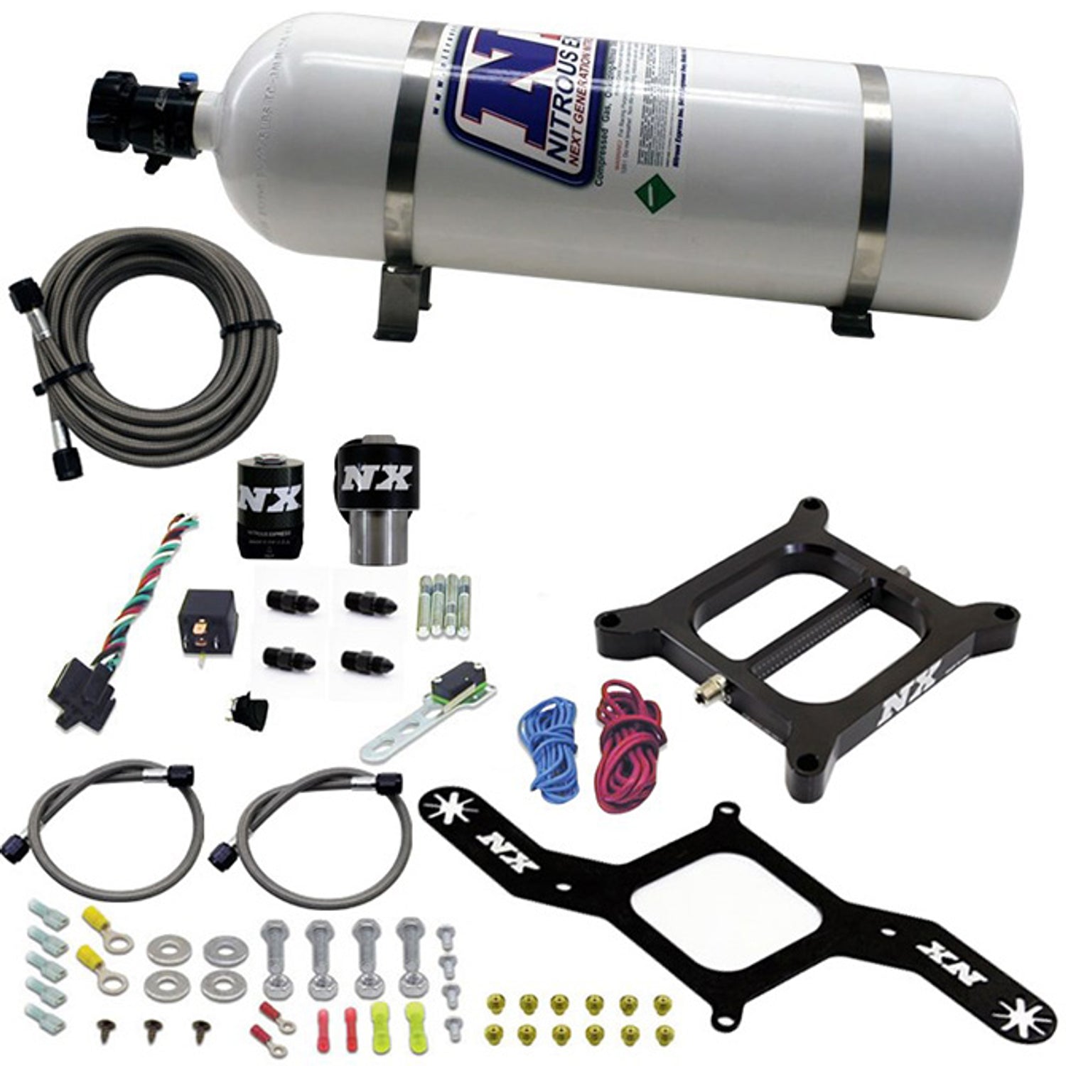 4150 Gasoline (RNC) Nitrous Kit w/15lb Bottle <br> Universal Fit