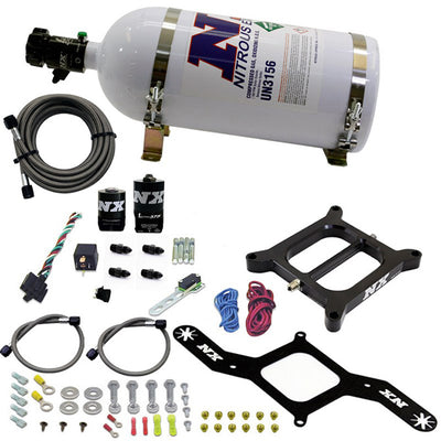 4150 RNC Conventional Nitrous Plate Kit <br> w/.375in Solenoid w/10lb Bottle