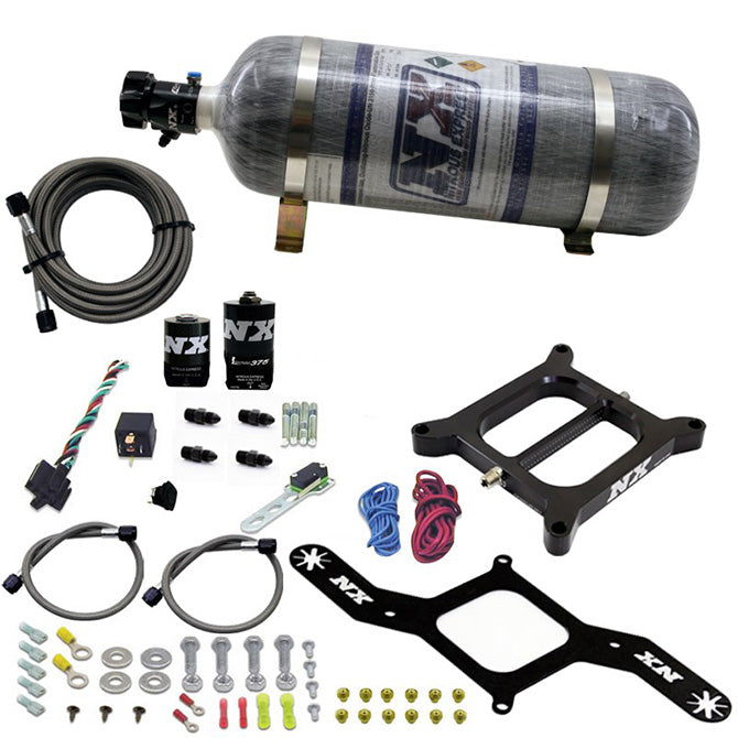 4150 RNC Conventional Nitrous Plate Kit <br> W/.375in Solenoid w/12lb Bottle