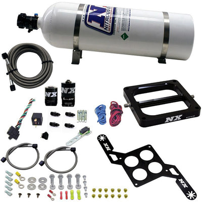 4500 RNC Conventional Nitrous Plate Kit <br> W/.375in Solenoid w/15lb Bottle