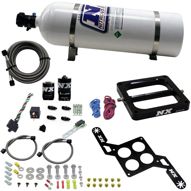 4500 RNC Conventional Nitrous Plate Kit <br> W/.375in Solenoid w/15lb Bottle