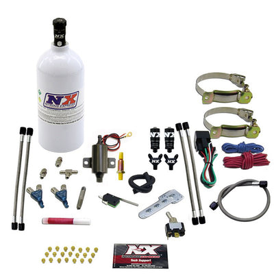 2 Cyl Piranha Nitrous Kit <br> With 2.5lb Bottle