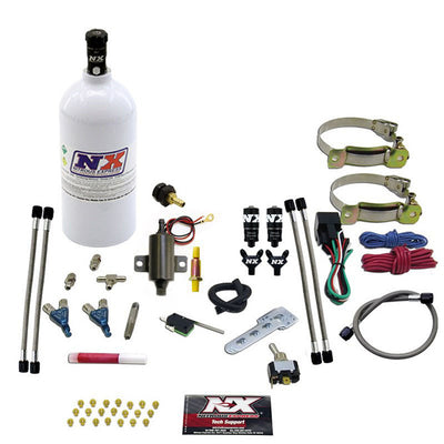 2 Cyl Piranha Nitrous Kit <br> With 2.5lb Bottle