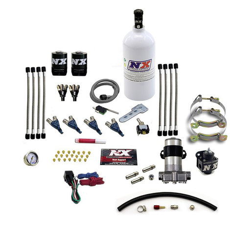 4 Cyl Piranha Nitrous Kit w/2.5lb Bottle <br> With 2.5lb Bottle