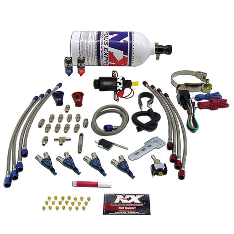 4 Cyl Piranha Nitrous Kit w/2lb Bottle <br> For EFI Applications