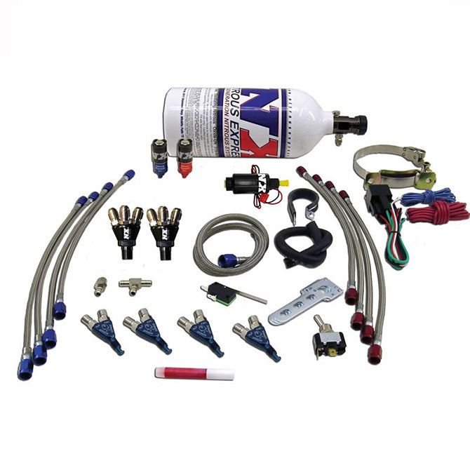 4 Cyl Piranha Nitrous Kit w/2.5lb Bottle <br> For EFI Applications