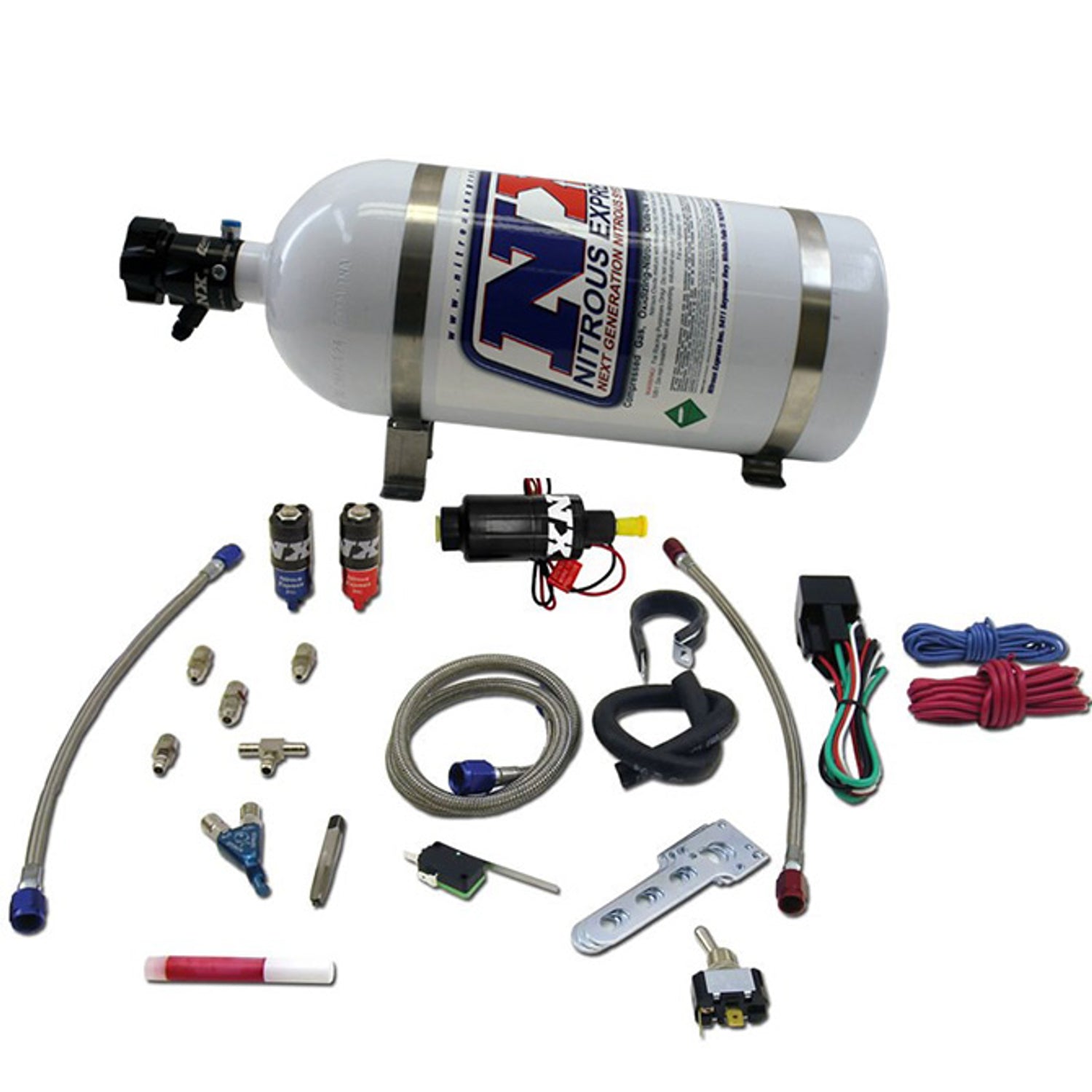 Piranha Nitrous Kit w/ 5lb Bottle <br> 04-13 Yamaha YXR45F YXR66F YXR700F Rhino 450 660 700