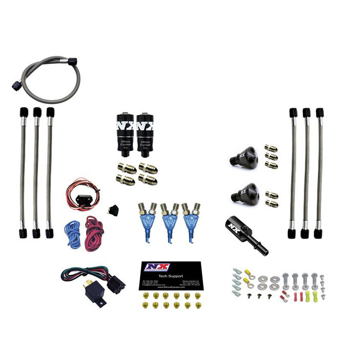 Three Cyl EFI Piranha Nitrous Kit <br> Fits Can Am X3 &Yamaha YXZ Side-by-Side