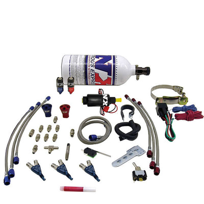 Three Cyl Piranha Nitrous Kit <br> With 2.5lb Bottle