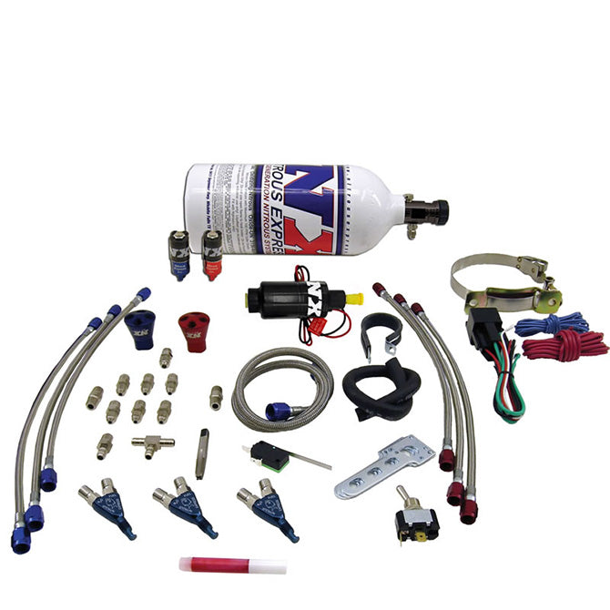 Three Cyl Piranha Nitrous Kit <br> With 2.5lb Bottle