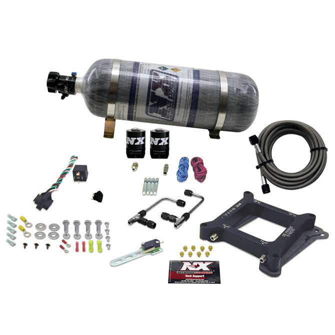 4150 Gemini Stage 6 Nitrous Kit <br> 50-300HP w/Composite Bottle