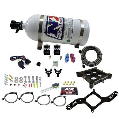4150 Billet Crossbar Stage 6 Nitrous Kit <br> 50-300HP w/10lb Bottle