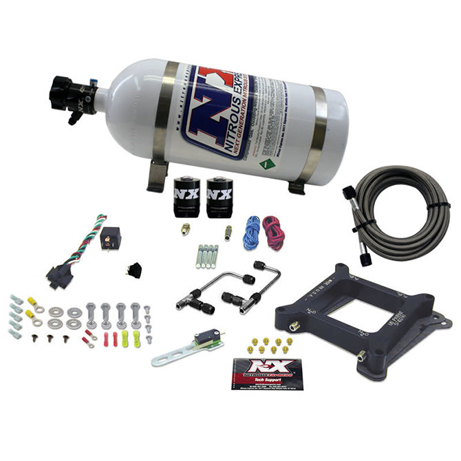 4150 Gemini Stage 6 Alcohol Nitrous Kit <br> 50-300HP w/10lb Bottle