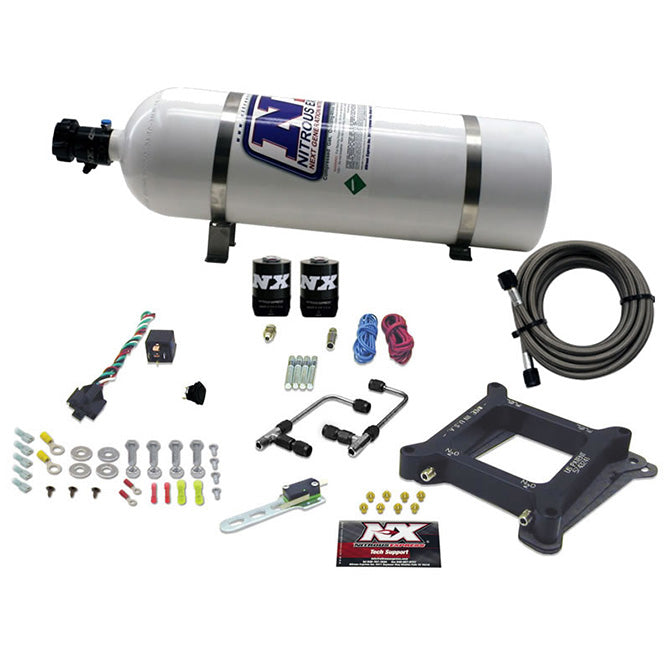 4150 Gemini Stage 6 Alcohol Nitrous Kit <br> 50-300HP w/15lb Bottle