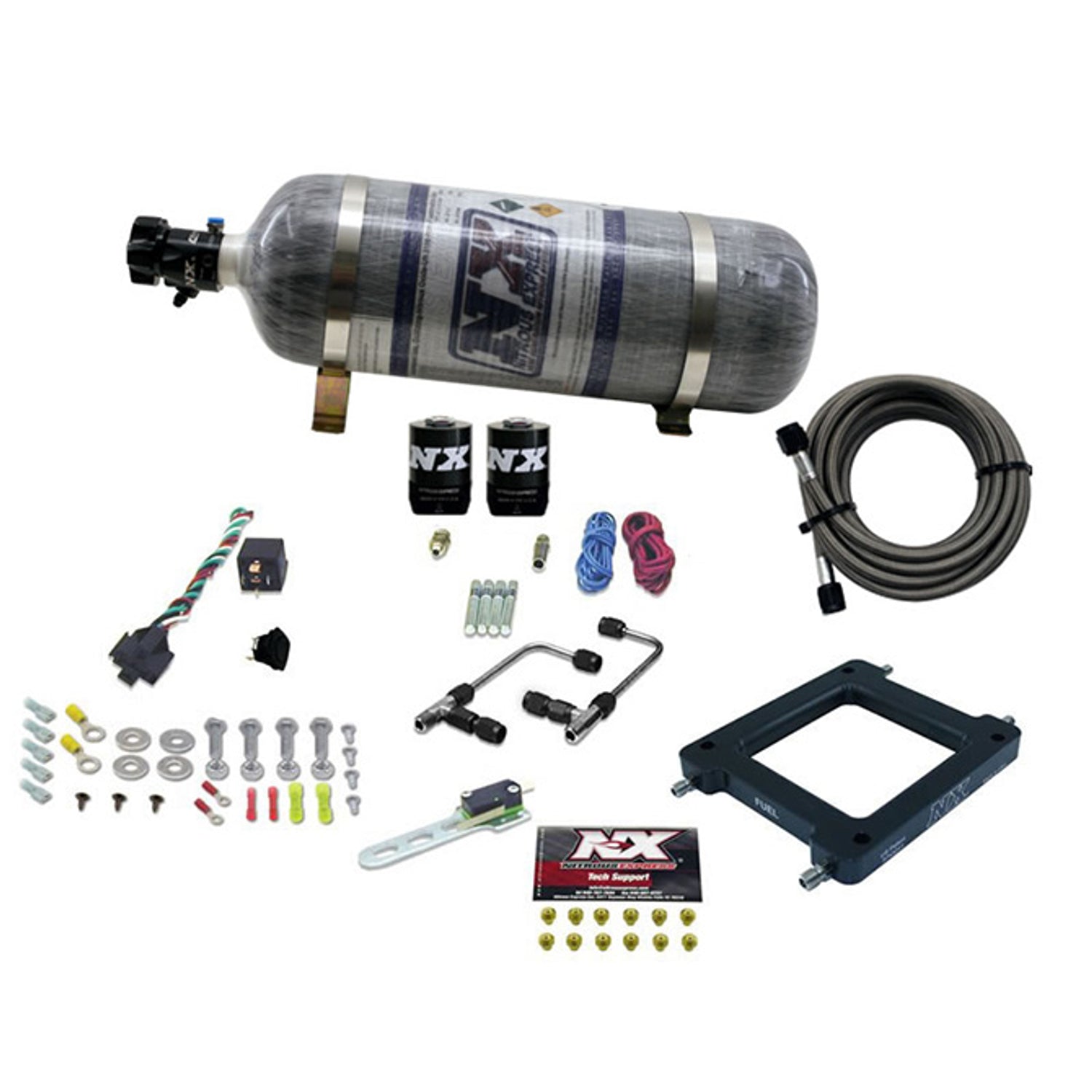 Dominator Gemini Stage 6 Nitrous Kit <br> With Composite Bottle
