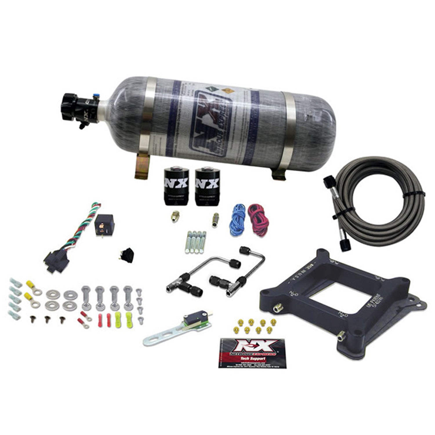 4150 Alcohol Nitrous Kit w/Composite Bottle <br> Universal Application