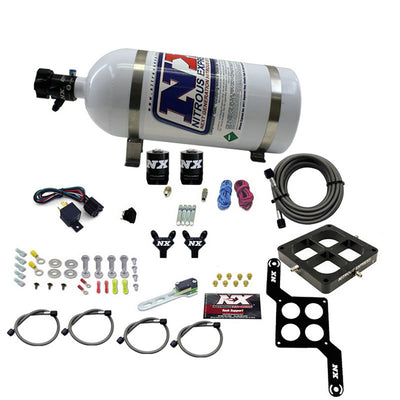 Billet Crossbar Pro-Power Nitrous Kit <br> 100-500HP w/10lb Bottle