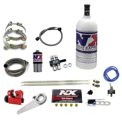 Motorcycle 4 Cyl Dry Nitrous Kit <br> With 2.5lb Bottle
