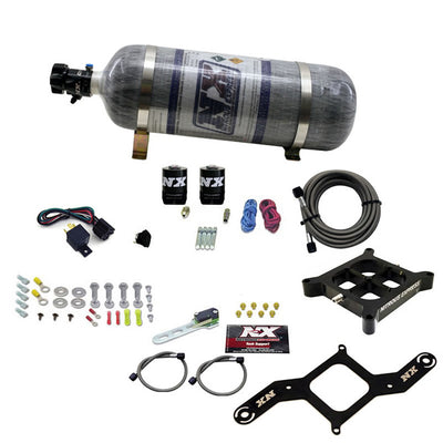 4150 Nitrous Plate Kit w/Composite Bottle <br> 50-300HP Rated