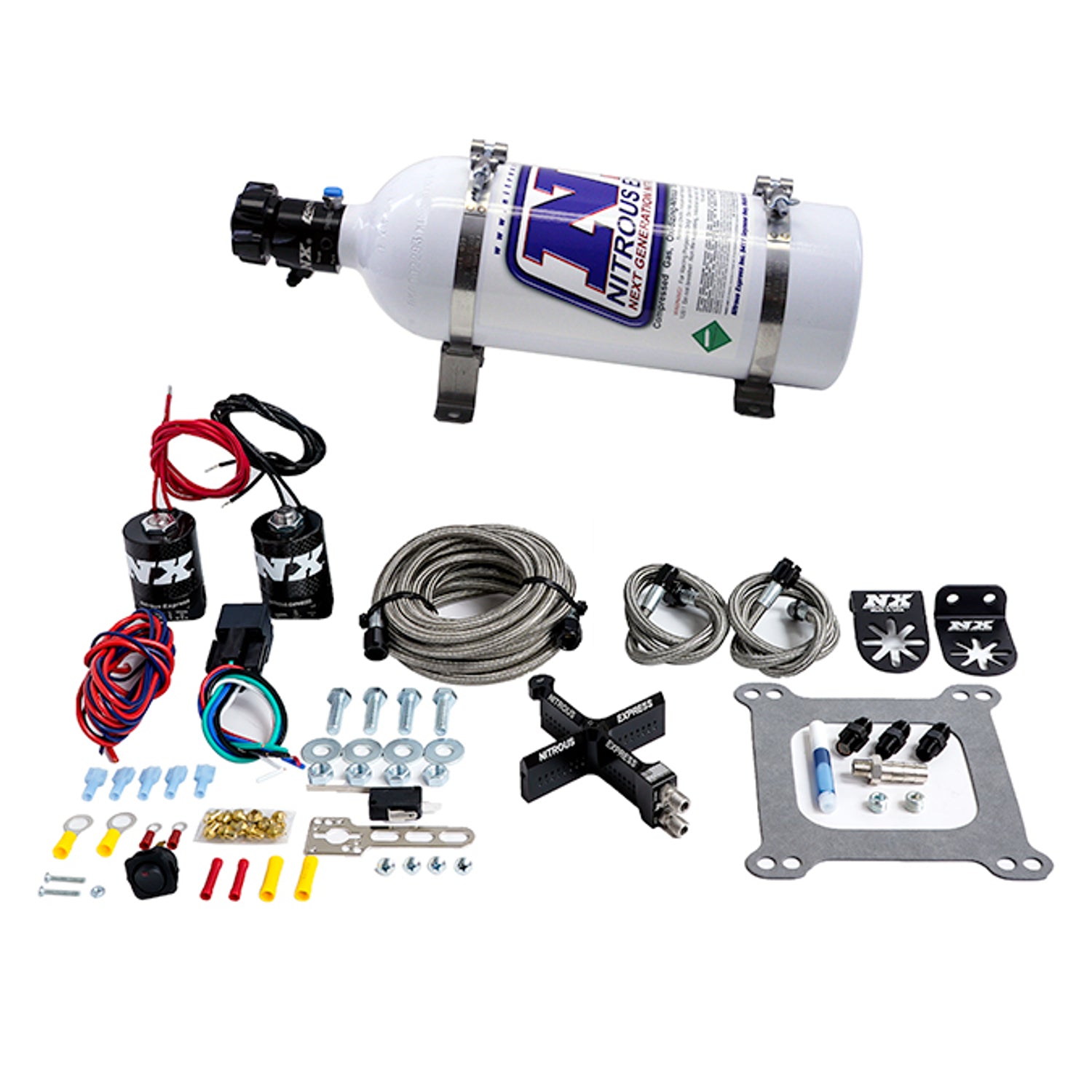 4150 Covert Crossbar Plate System <br> Stage 6 50-300HP w/5lb Bottle