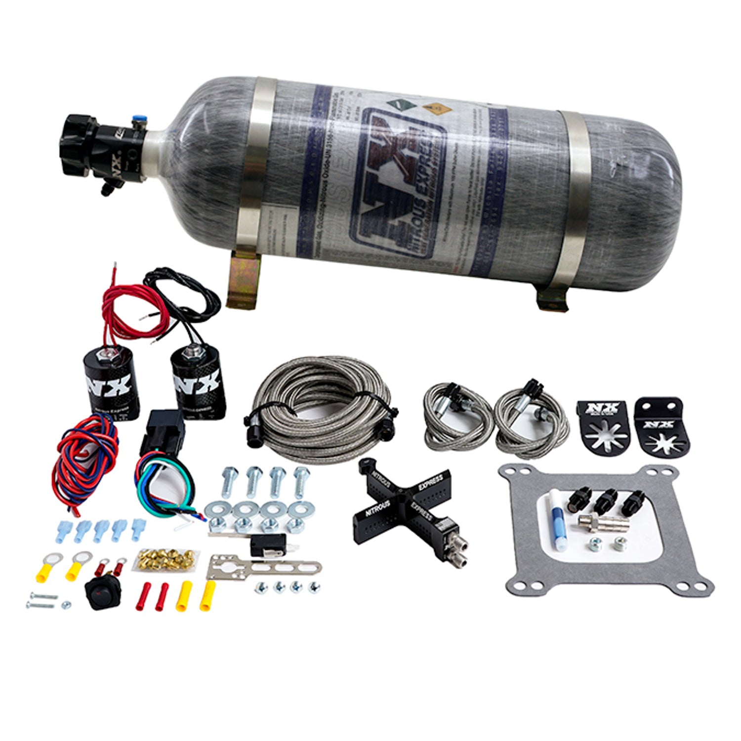 4150 Covert Crossbar Plate System <br> Stage 6 50-300HP w/12lb Bottle