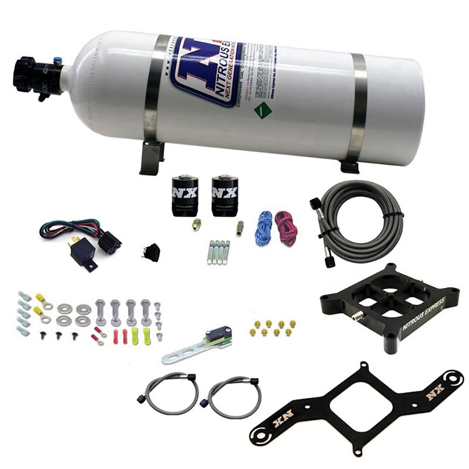 4500 Covert Crossbar Plate System <br> Pro Power 100-500HP w/15lb Bottle