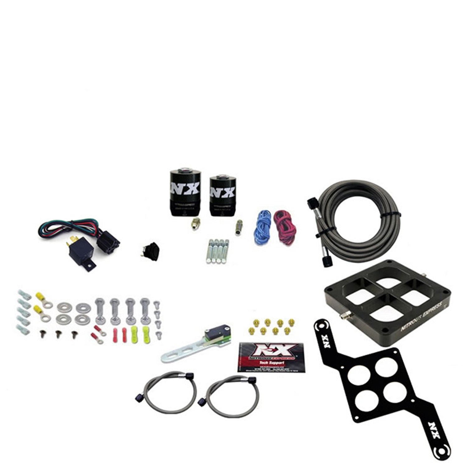 Dominator Single Entry Billet Nitrous Kit <br> 250-750HP w/o Bottle