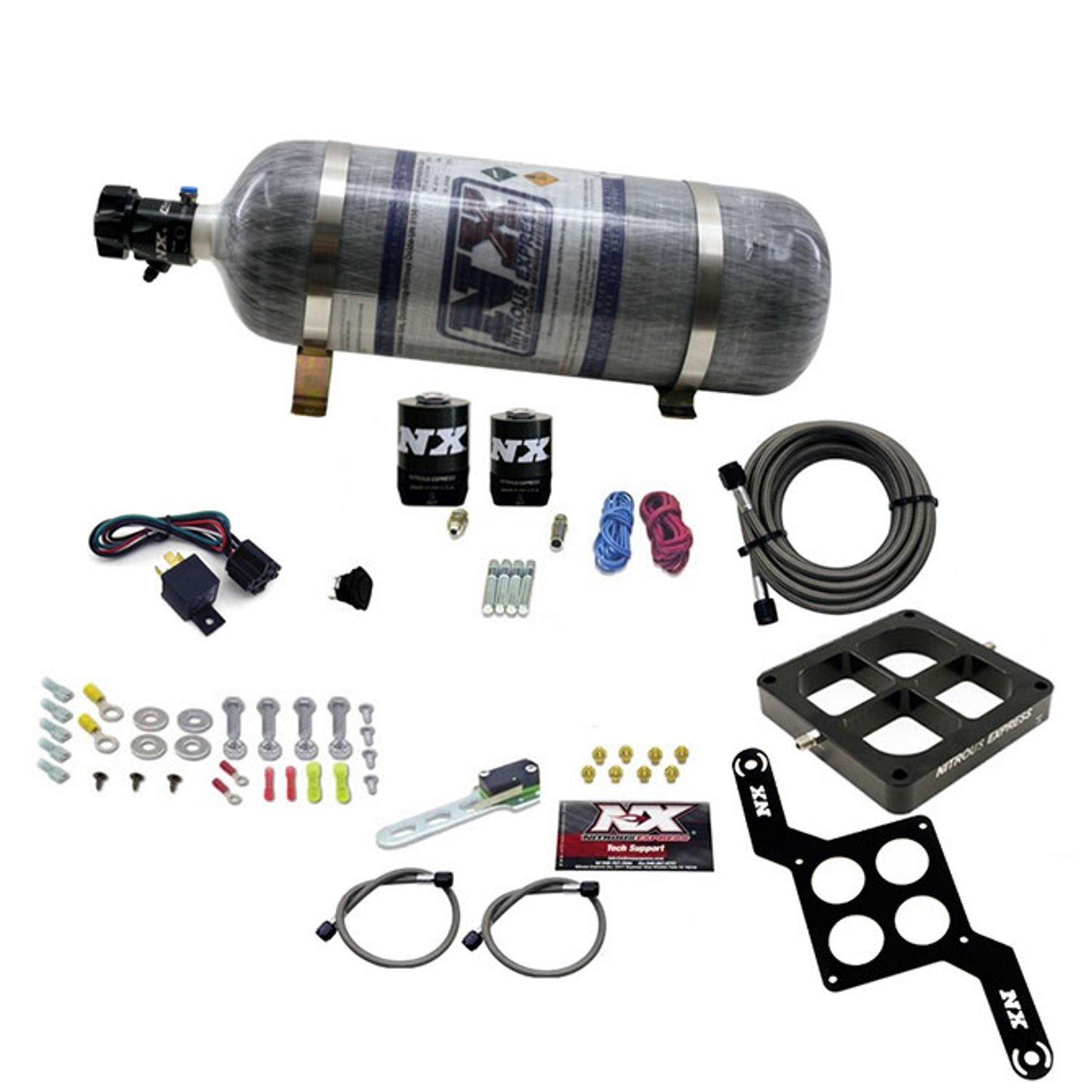 Dominator Single Entry Nitrous Kitw/Composite Bottle <br> Universal Application