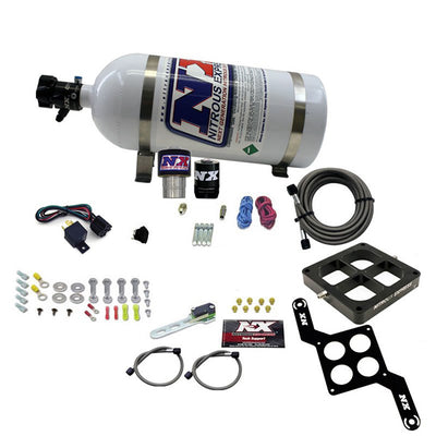 Single Entry 4500 Flange Nitrous Kit w/10lb Bottle <br> 250-650HP Rated