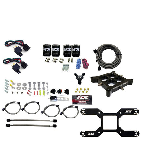 4150 Dual Stage Billet Crossbar Nitrous Kit <br> 50-300 & 100-500HP