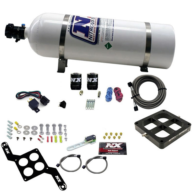 500 Flange Dry Dual Stage Plate System w/15lb Bottle <br> 100-1000HP Rated