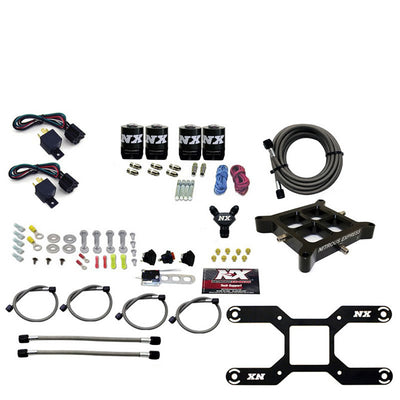 Dry Quad Stage Billet Crossbar Plate System <br> 100-2000hp 4150 Flange